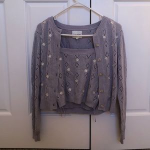 Cardigan & Tank Set